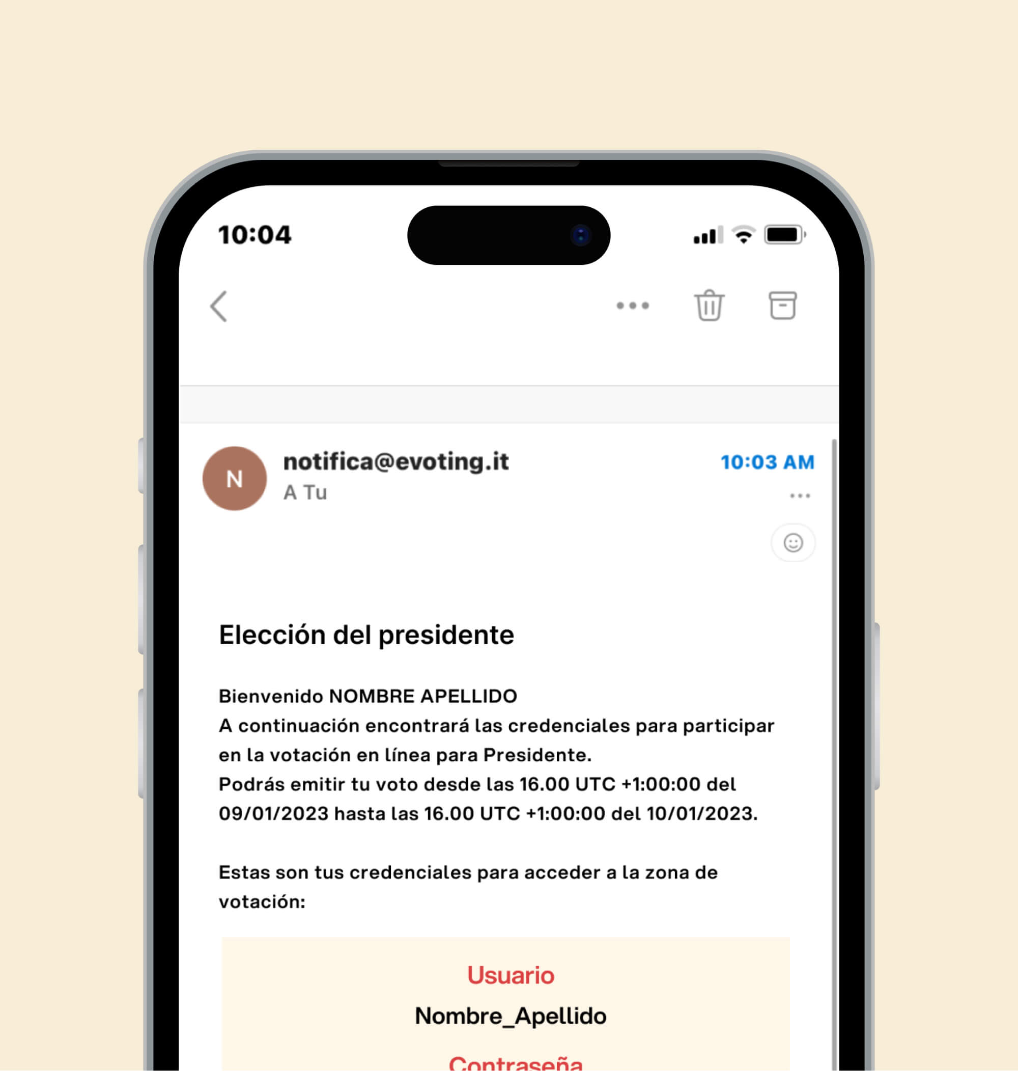 eligo votacion entrega de credenciales