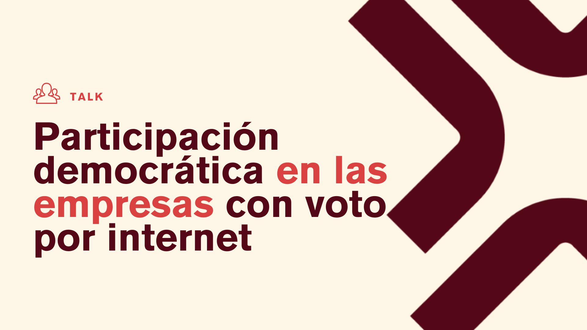 Participación democrática en las empresas con voto por internet
